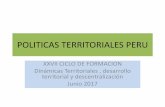 POLITICAS TERRITORIALES PERU