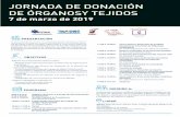 JORNADA DE DONACIÓN DE ÓRGANOSY TEJIDOS