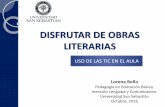 DISFRUTAR DE OBRAS LITERARIAS - mesaticfid.cl
