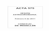 ACTA 575 - concejodemedellin.gov.co
