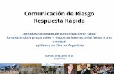 Comunicación de Riesgo Respuesta Rápida