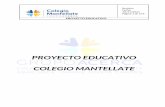PROYECTO EDUCATIVO COLEGIO MANTELLATE