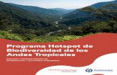 Programa Hotspot de Biodiversidad de los Andes Tropicales