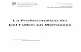 La Profesionalización Del Fútbol En Marruecos
