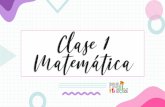 Clase 1 Matemática - Universidad Mayor