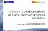 HORIZONTE 2020: ORIENTACIÓN DEL NUEVO PROGRAMA DE …