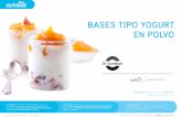 BASES TIPO YOGURT EN POLVO - Nutrilink | Unidad de ...