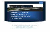 Proyecto Final: Nuevo Centro Universitario de Paysandú