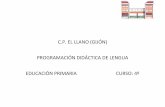 C.P. EL LLANO (GIJÓN) PROGRAMACIÓN DIDÁCTICA DE LENGUA ...