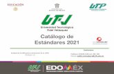 Catálogo de Estándares 2021 - utfv.edomex.gob.mx