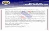 Informe del Consejo Universitario - UCV
