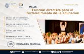 talleres - Facultad de Educacion
