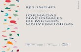 Jornadas Nacionales de Museos Universitarios. Resúmenes ...