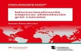 Internacionalización empresas alimentación gran consumo
