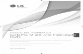 MANUAL DEL PROPIETARIO Sistema Micro Alta Fidelidad DVD