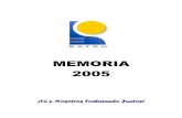 MEMORIA 2005 - satch.gob.pe