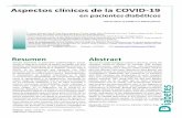 Diabetes Aspectos clínicos de la COVID-19