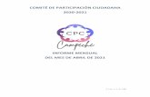 COMITÉ DE PARTICIPACIÓN CIUDADANA 2020-2021