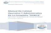 Manual De Calidad Operativa Y Administrativa De La ...
