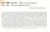 El modelo económico en la constitución