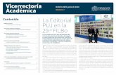 Contenido La Editorial La Editorial PUJ en la 29a FILBo 1 ...