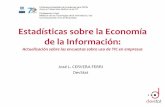 Estadísticas sobre la Economía de la Información