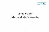 ZTE 8010 Manual de Usuario