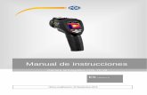 Manual de instrucciones de la cámara termográfica PCE-TC 28