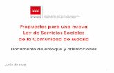 La nueva Ley de Servicios Sociales de la Comunidad de Madrid