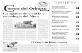 LA AGENDA DE CIENCIA orreo del Orinoco EL PROYECTO ...