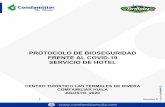 PROTOCOLO DE BIOSEGURIDAD FRENTE AL COVID-19 SERVICIO DE HOTEL