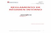 REGLAMENTO DE RÉGIMEN INTERNO - Fundacion aenilce