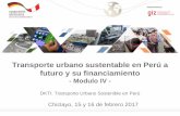 Transporte urbano sustentable en Perú a futuro y su ...