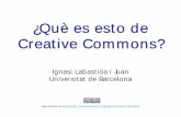 ¿Què es esto de Creative Commons?