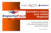 EXPORTA FACIL Una Visión Regional - prompex.gob.pe