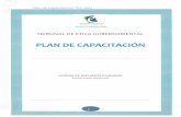 PLAN DE CAPACITACION - Portal de Transparencia