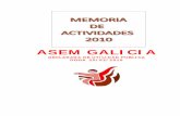 web ASEM Galicia Memoria 2010 Actividades y Economica