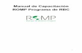 0 - Manual de Capacitación - ROMP Programa de RBC, Versión 2