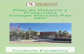Plan de Retorno y Protocolos Colegio Marcela Paz 2021
