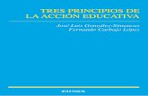 Tres principios de la acción educativa