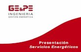 Presentación Servicios Energéticos