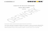 CASETTE DE PELLETS OREWORK Mod: NB-P-IN09