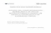 ESTUDIO DEL COMPORTAMIENTO BIOMECÁNICO DE DISCOS ...
