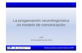 La progamación neurolingüística un modelo de comunicación