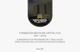 FORMACIÓN BRUTA DE CAPITAL FIJO
