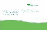 Documentación de Proceso Sepultación 02-412-003