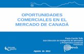 OPORTUNIDADES COMERCIALES EN EL MERCADO DE CANADÁ