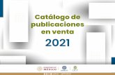Catálogo de publicaciones en venta 2021