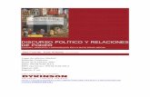 DISCURSO POLÍTICO Y RELACIONES DE PODER
