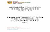 ALCALDÍA MUNICIPAL DE EL CARMEN DE BOLÍVAR PLAN ...